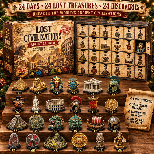 Advent Calendar Ancient Cultures 24 Unique Collectibles
