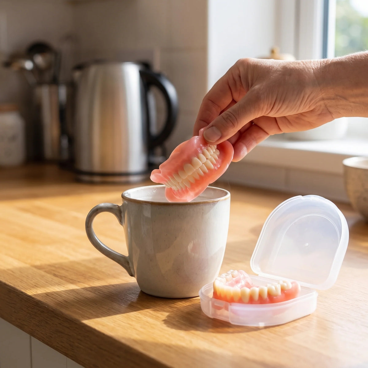 Denture Set Self-Molding Reshapable Upper & Lower BPA-Free