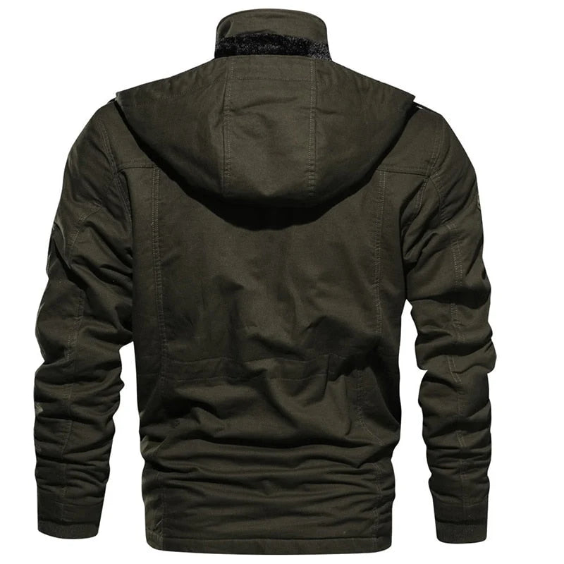 Men's Winter Jacket Waterproof & Insulated Adjustable Detachable Hood
