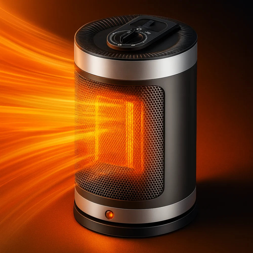 Space Heater Fan-Assisted 900W Overheat Protection