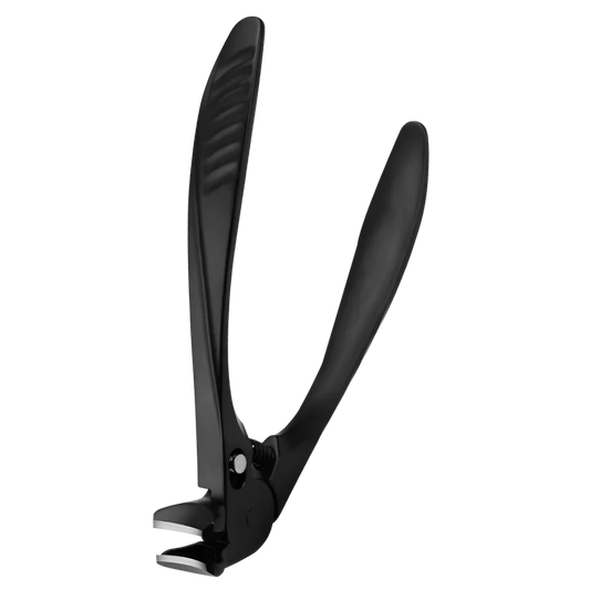 Toenail Clipper Extended Handle Stainless Steel Built-In Catcher & Nail Shaper Included
