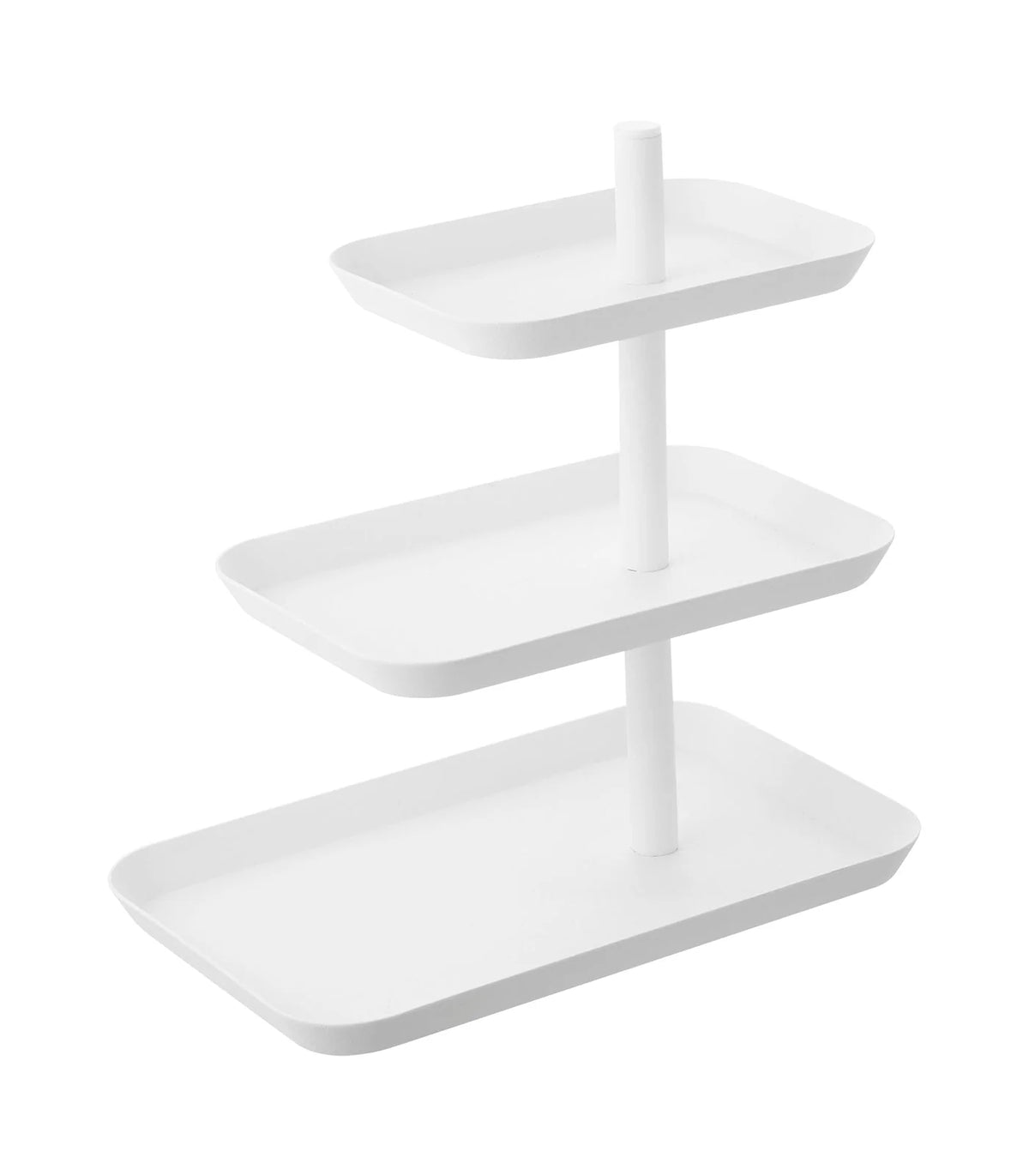 Accessory Organizer Steel Three-Tier Revolving Design