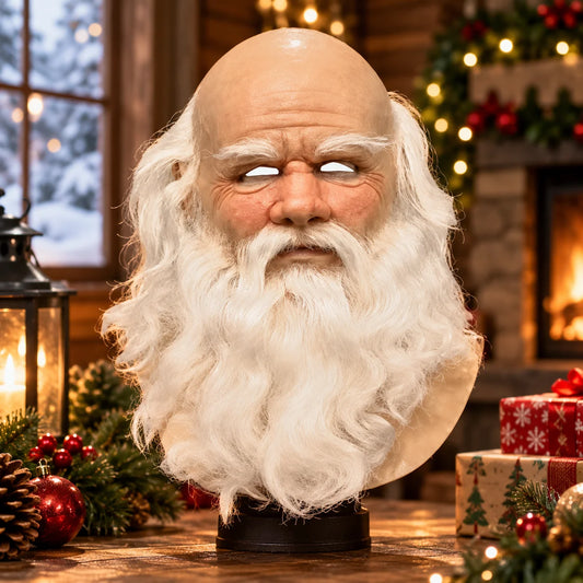 Adult Santa Mask Full Face & Neck Coverage