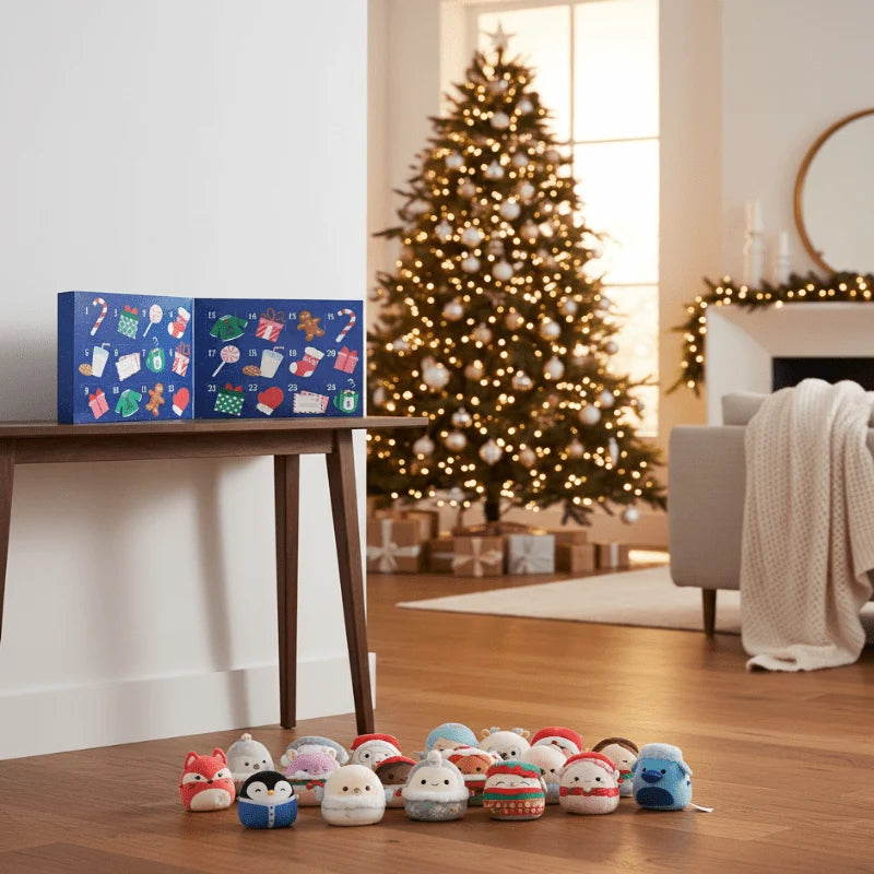 Advent Calendar 24 Collectible Christmas Mini Figures