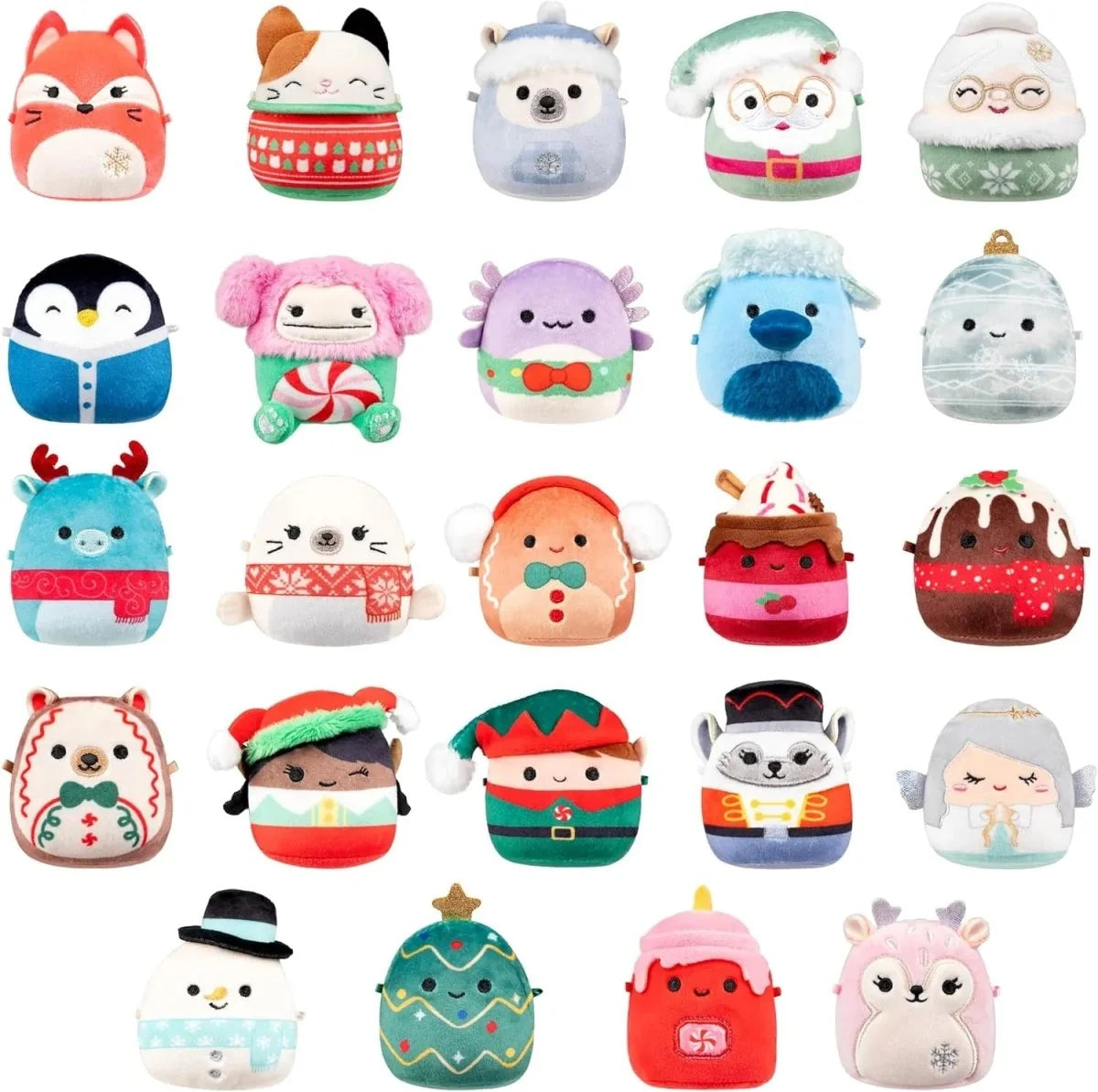 Advent Calendar 24 Collectible Christmas Mini Figures