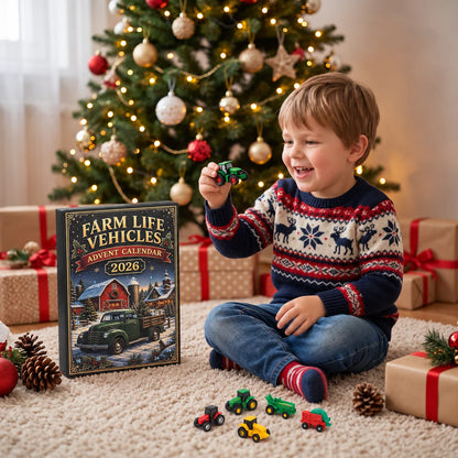 Advent Calendar 24-Day Farm Vehicle Countdown