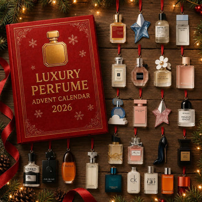 Advent Calendar 24-Day Perfume Bottle Design Countdown