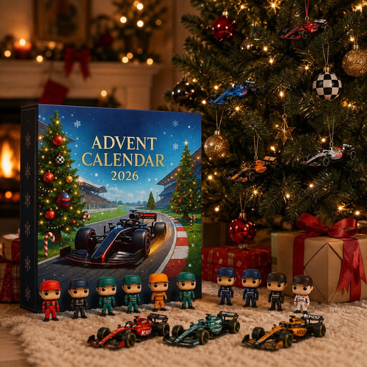 Advent Calendar 24-Day Racing Designs Countdown