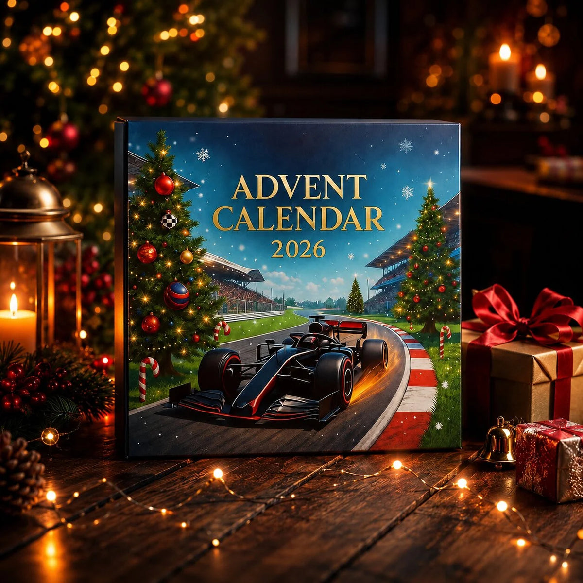 Advent Calendar 24-Day Racing Designs Countdown