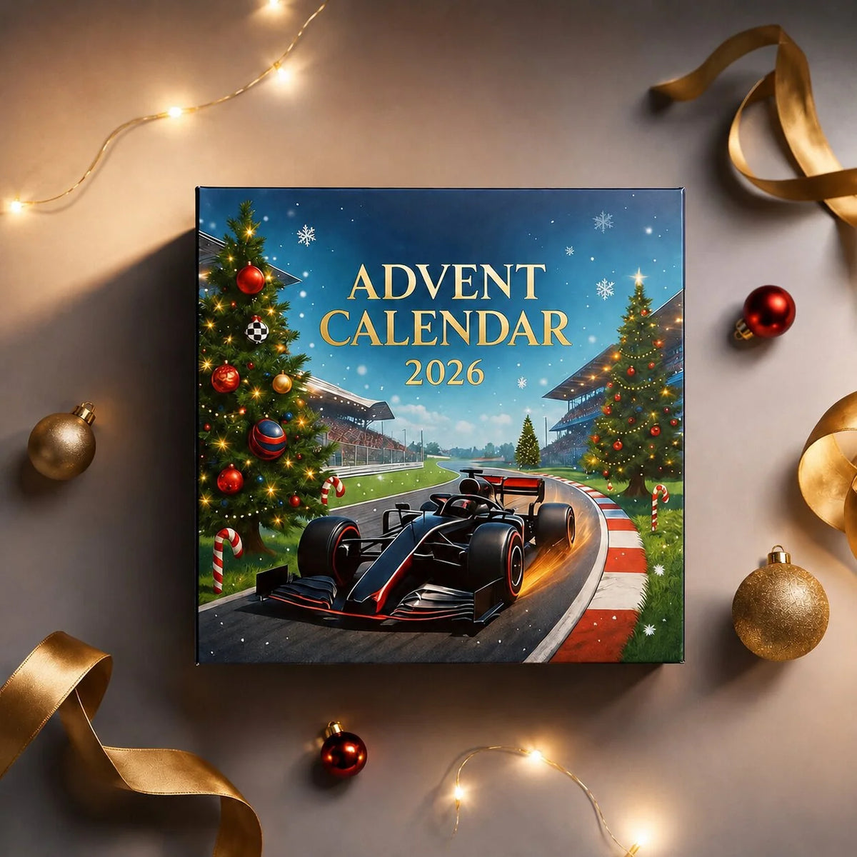 Advent Calendar 24-Day Racing Designs Countdown
