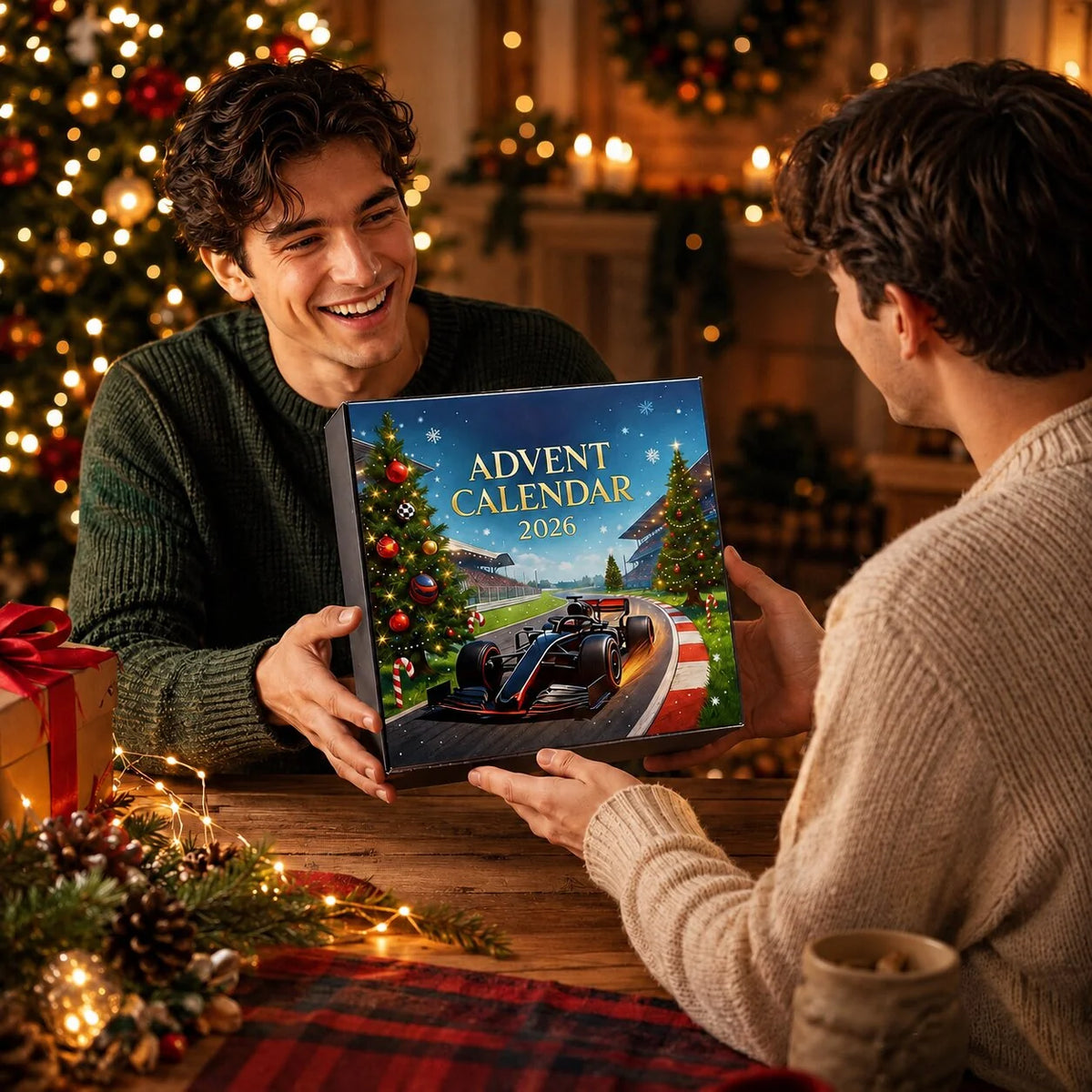 Advent Calendar 24-Day Racing Designs Countdown