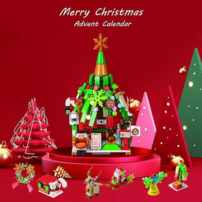 Advent Calendar 24 Mini Building Sets Child-Safe