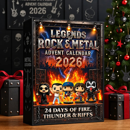 Advent Calendar 24 Mini Rock Figures 3D PVC