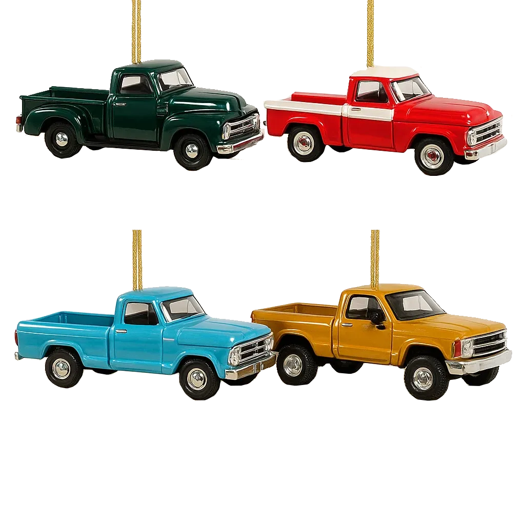 Advent Calendar 24 Miniature Pickup Trucks Collectible Set