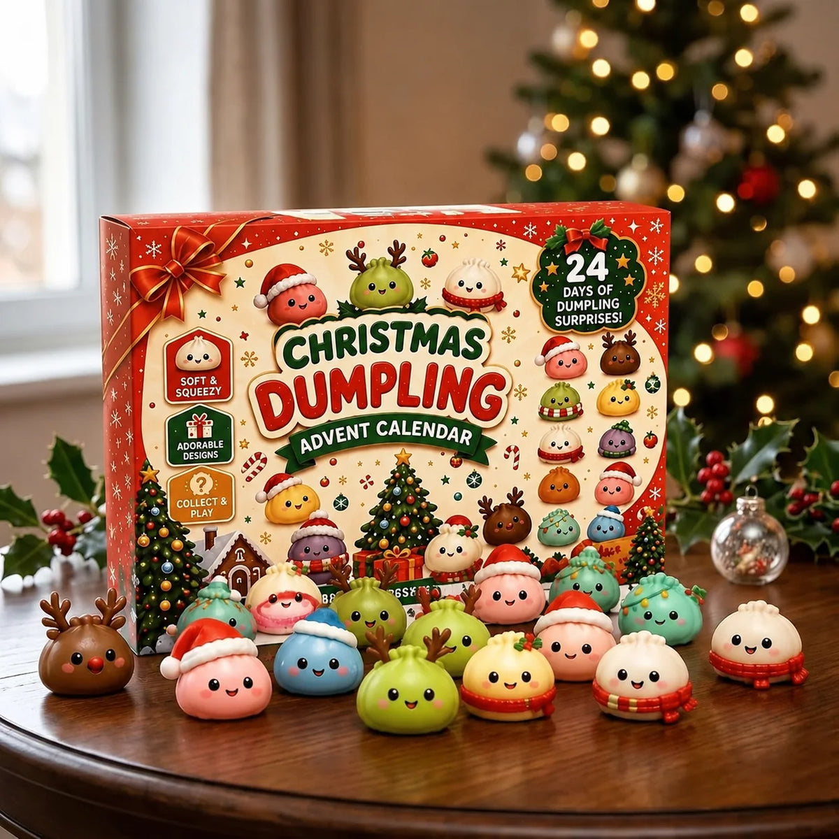 Advent Calendar 24 Soft Squishy Toys