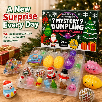 Advent Calendar 24 Surprise Squishy Toys For Christmas