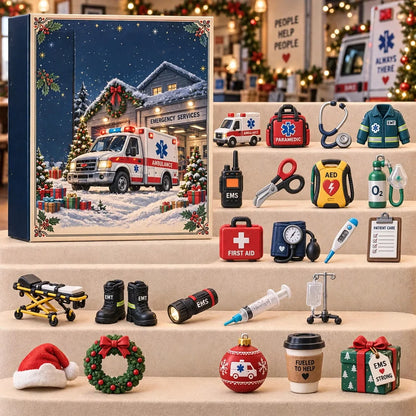Advent Calendar Acrylic Ambulance Design