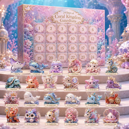 Advent Calendar Acrylic Animal Design Compact Display