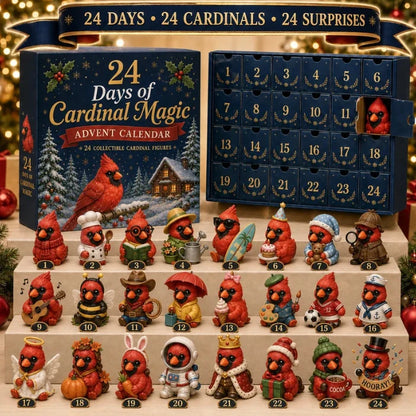 Advent Calendar Acrylic Animal Motif 24-Day Display