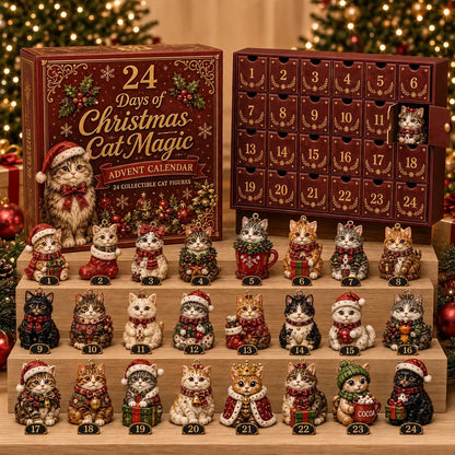 Advent Calendar Acrylic Animal Motif 24-Day Display