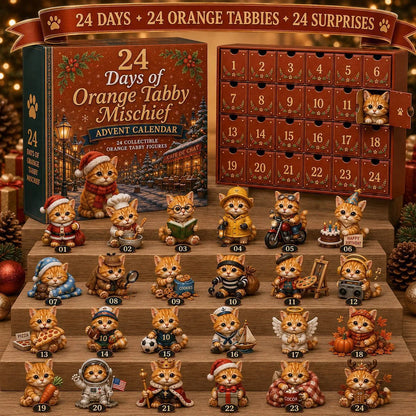 Advent Calendar Acrylic Animal Motif 24-Day Display