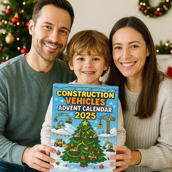 Advent Calendar Construction Vehicles 24 Day Set