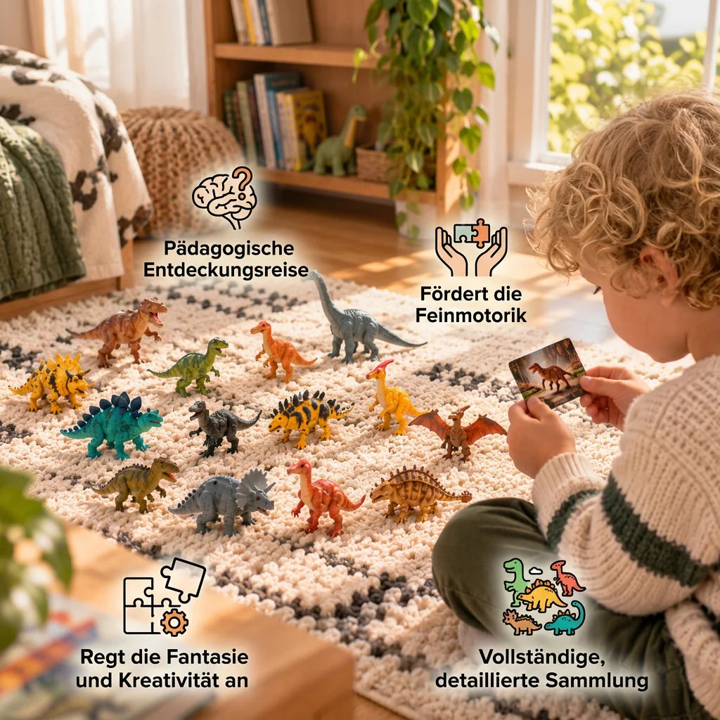 Advent Calendar Dinosaur 24 Doors Surprise Figures