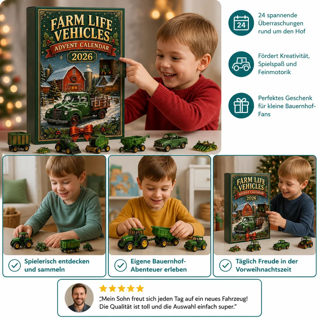 Advent Calendar Farm Vehicles & Machinery 24 Days