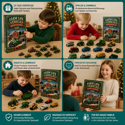 Advent Calendar Farm Vehicles & Machinery 24 Days