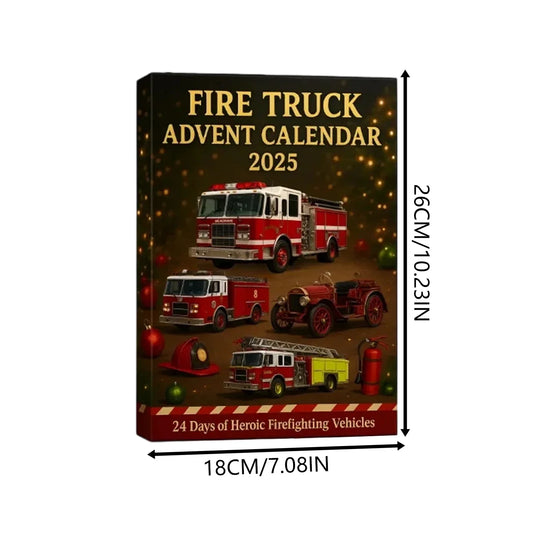 Advent Calendar Firefighter Toy Set of 24