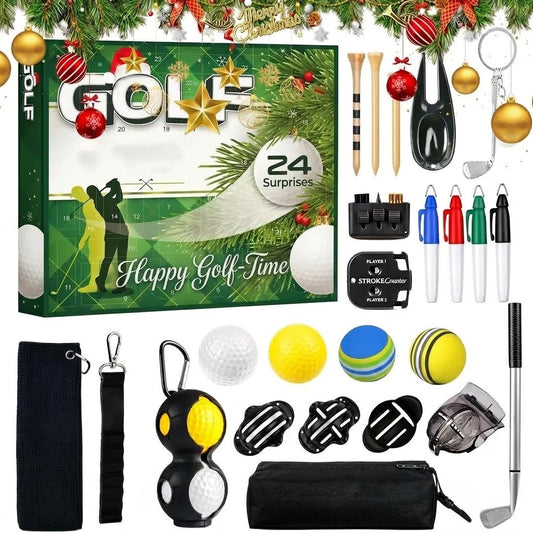 Advent Calendar Golf Accessories 24-Piece Set