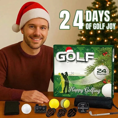 Advent Calendar Golf Accessories 24-Piece Set