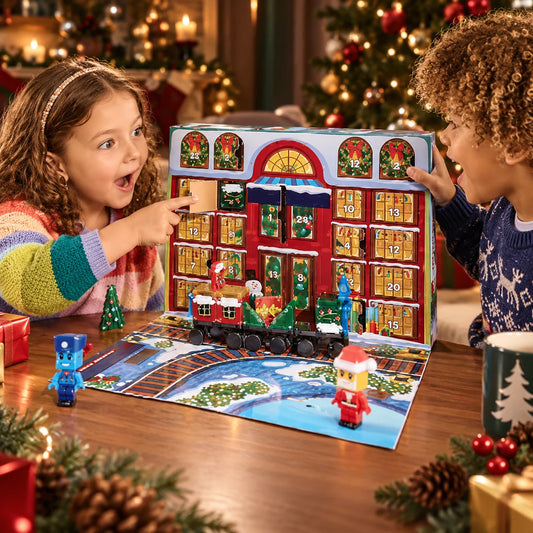 Advent Calendar Magnetic Building Reusable Multicolor
