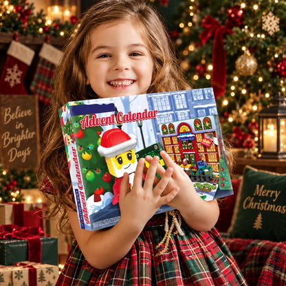 Advent Calendar Magnetic Building Reusable Multicolor