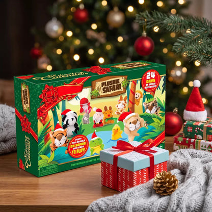 Advent Calendar Mini Plush Animals Set of 24