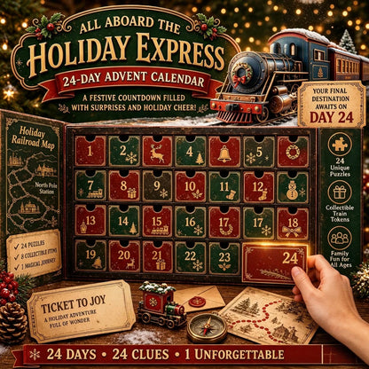 Advent Calendar Mystery Puzzle 24-Day Screen-Free Challenges