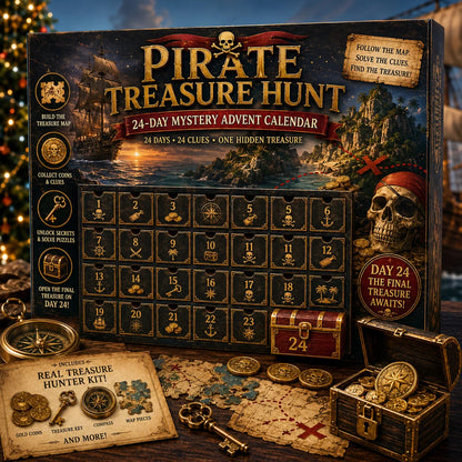 Advent Calendar Mystery Puzzle 24-Day Screen-Free Challenges
