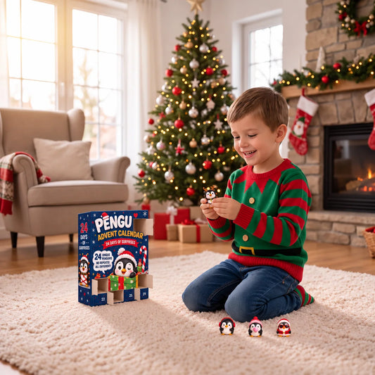 Advent Calendar Penguin Theme 24 Daily Surprises