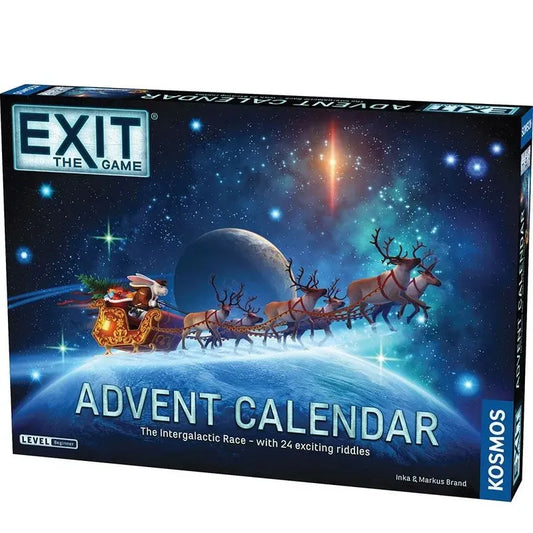 Advent Calendar Space-Themed Escape Room Puzzle Game Screen-Free 24-Day