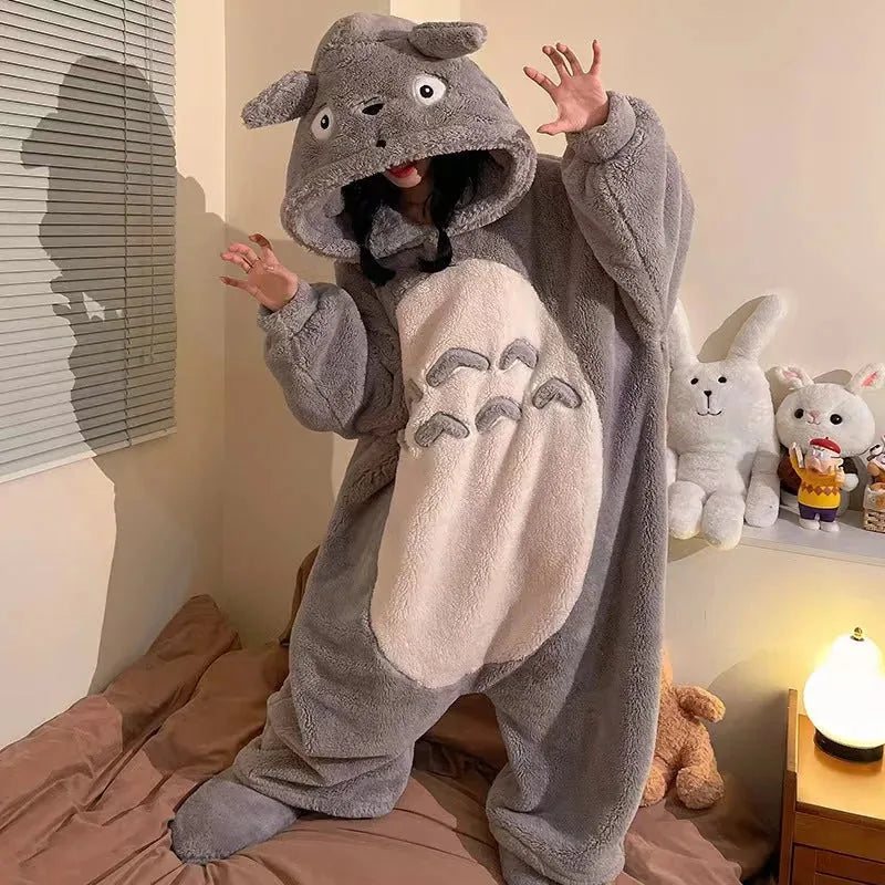 Animal Onesie One-Piece Character Costume With Four Designs