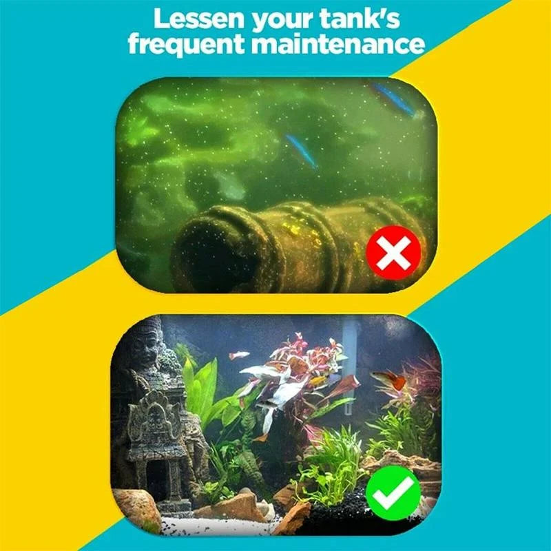 Aquarium Filter Waste Collector Oxygenator Air Pump Powered