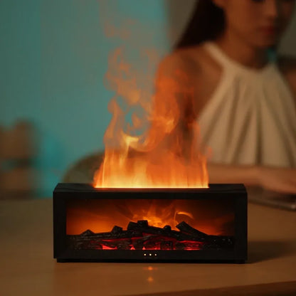 Aroma Diffuser Flame-Effect 300ml USB Powered & Auto Shut-Off