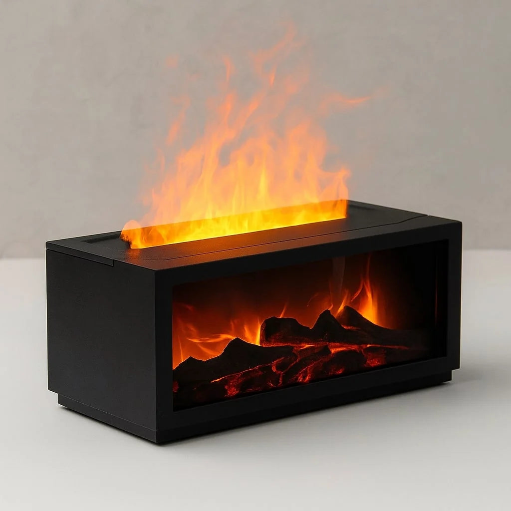 Aroma Diffuser Flame-Effect 300ml USB Powered & Auto Shut-Off