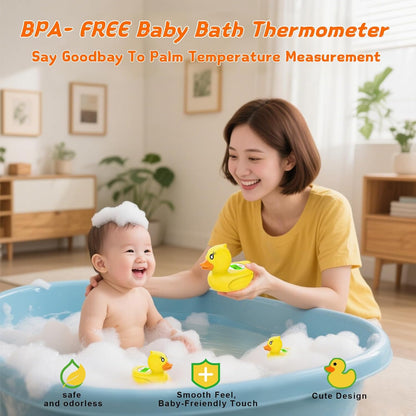 Baby Bath Thermometer Digital 3-Color LED Temperature Alert