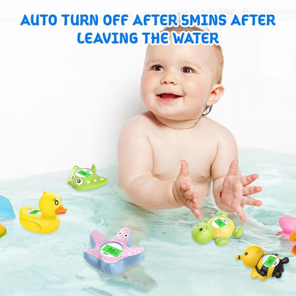 Baby Bath Thermometer Digital 3-Color LED Temperature Alert