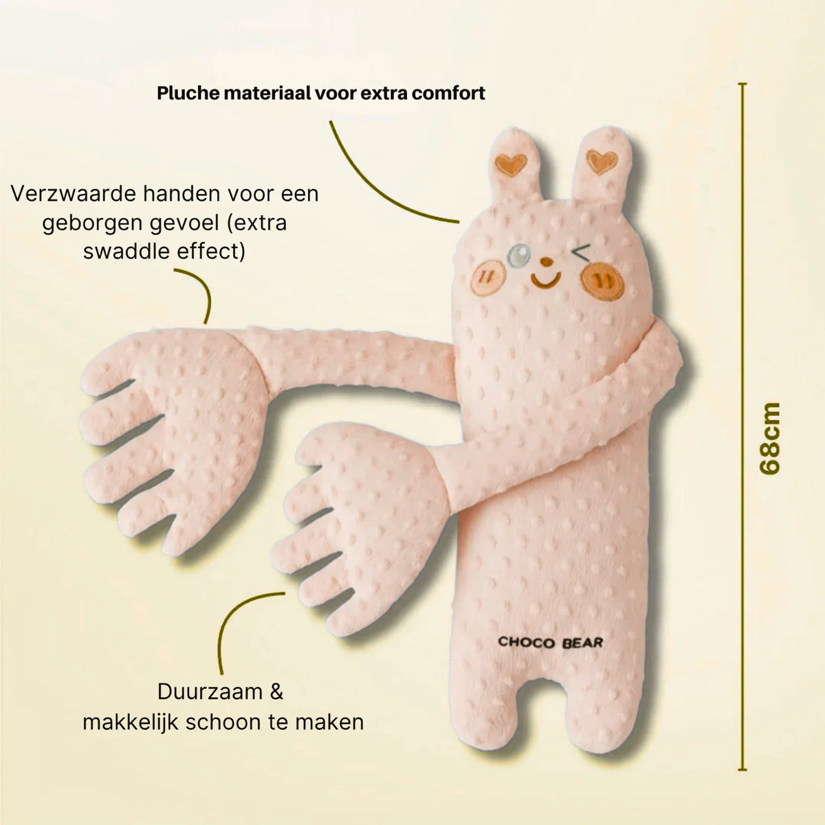Baby Plush Toy Extra-Large Quiet Rhythmic Motion