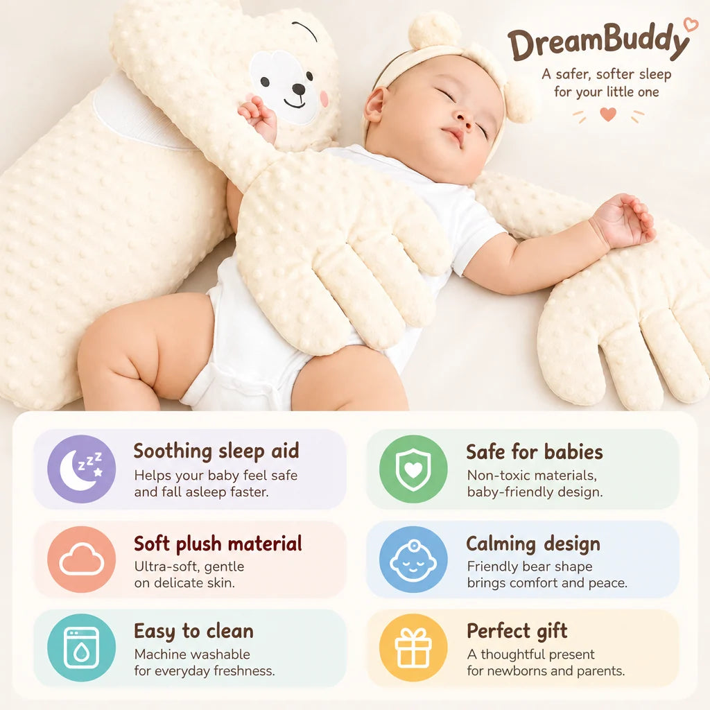 Baby Sleep Plush Toy Rhythmic Patting 3 Modes