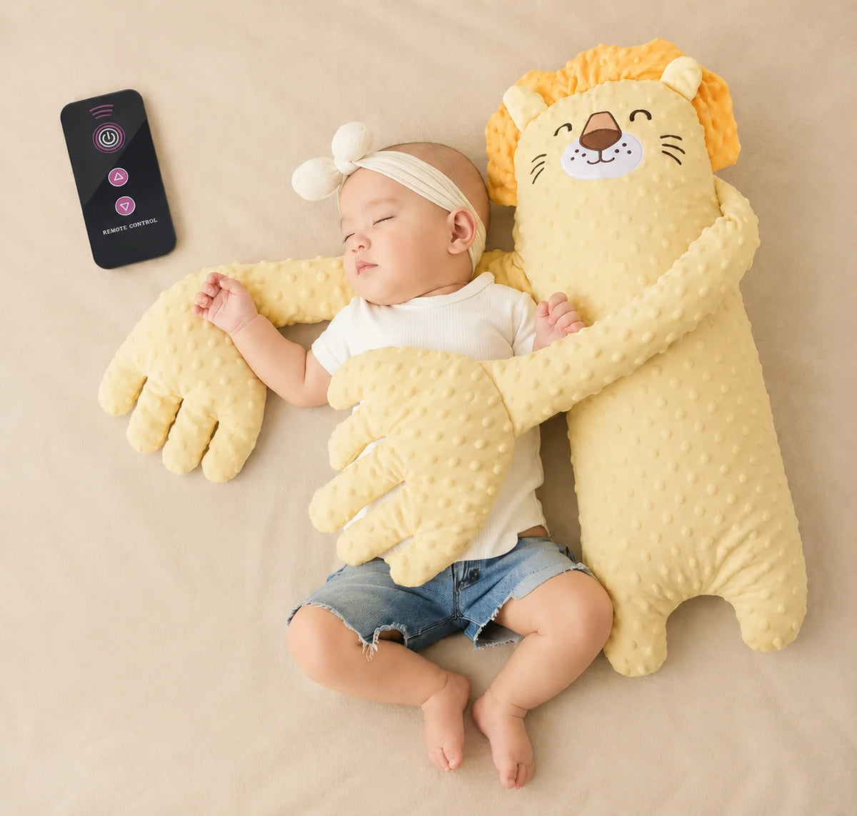 Baby Sleep Plush Toy Rhythmic Patting 3 Modes