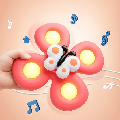 Baby Spinner Toy Push-to-Spin BPA-Free 3-Piece Set