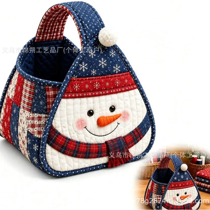 Basket Sewing Kit Quilted Christmas Character Designs